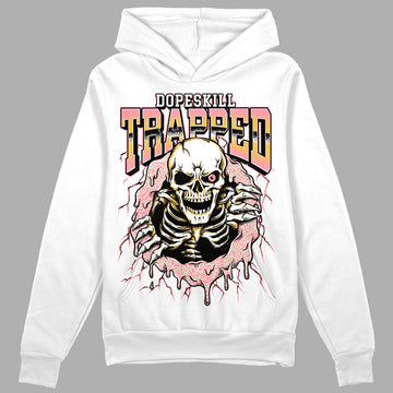 Jordan 3 GS “Red Stardust” DopeSkill Hoodie Sweatshirt Trapped Halloween Graphic Streetwear - White 