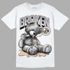 Jordan 4 Retro Frozen Moments DopeSkill T-Shirt Sick Bear Graphic Streetwear - White 