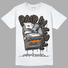 Jordan 3 Retro 'Fear Pack' DopeSkill T-Shirt Paid In Full Graphic Streetwear - White