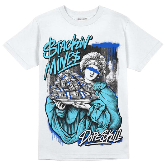 Dunk Low Argon DopeSkill T-Shirt Stackin Mines Graphic Streetwear - White