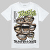 Jordan 5 “Luminous Green” DopeSkill T-Shirt The Mouth With No Droughts Graphic Streetwear - White