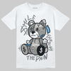 Jordan 9 Cool Grey DopeSkill T-Shirt Smile Through The Pain Graphic Streetwear - White