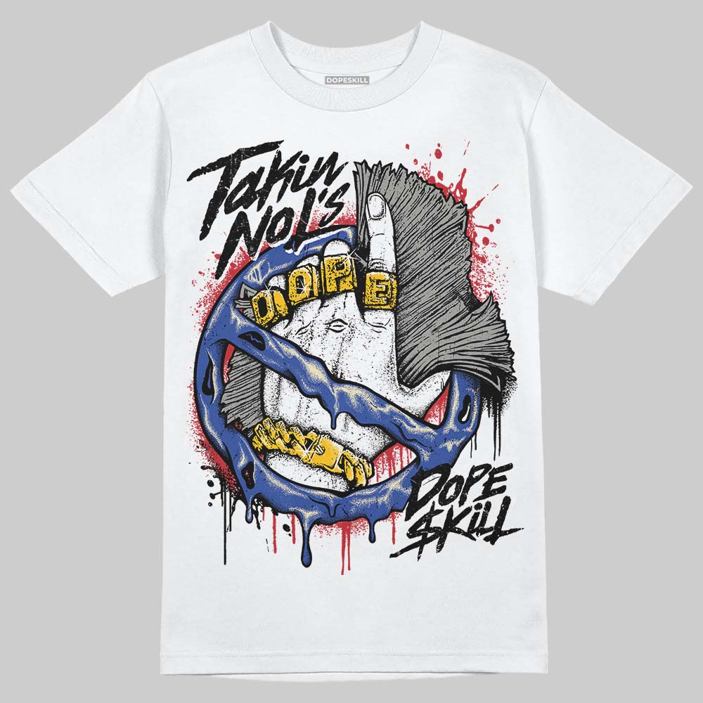Jordan 4 “Rare Air” DopeSkill T-Shirt Takin No L's Graphic Streetwear - White