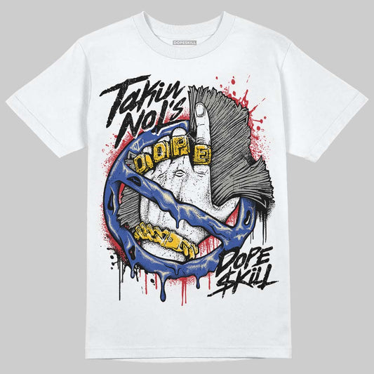 Jordan 4 “Rare Air” DopeSkill T-Shirt Takin No L's Graphic Streetwear - White