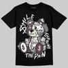 A Ma Maniére x Air Jordan 5 “Violet Ore” DopeSkill T-Shirt Smile Through The Pain Graphic Streetwear - Black