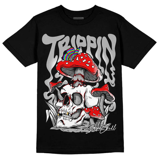Jordan 1 Low OG “Shadow” DopeSkill T-Shirt Trippin Graphic Streetwear - Black