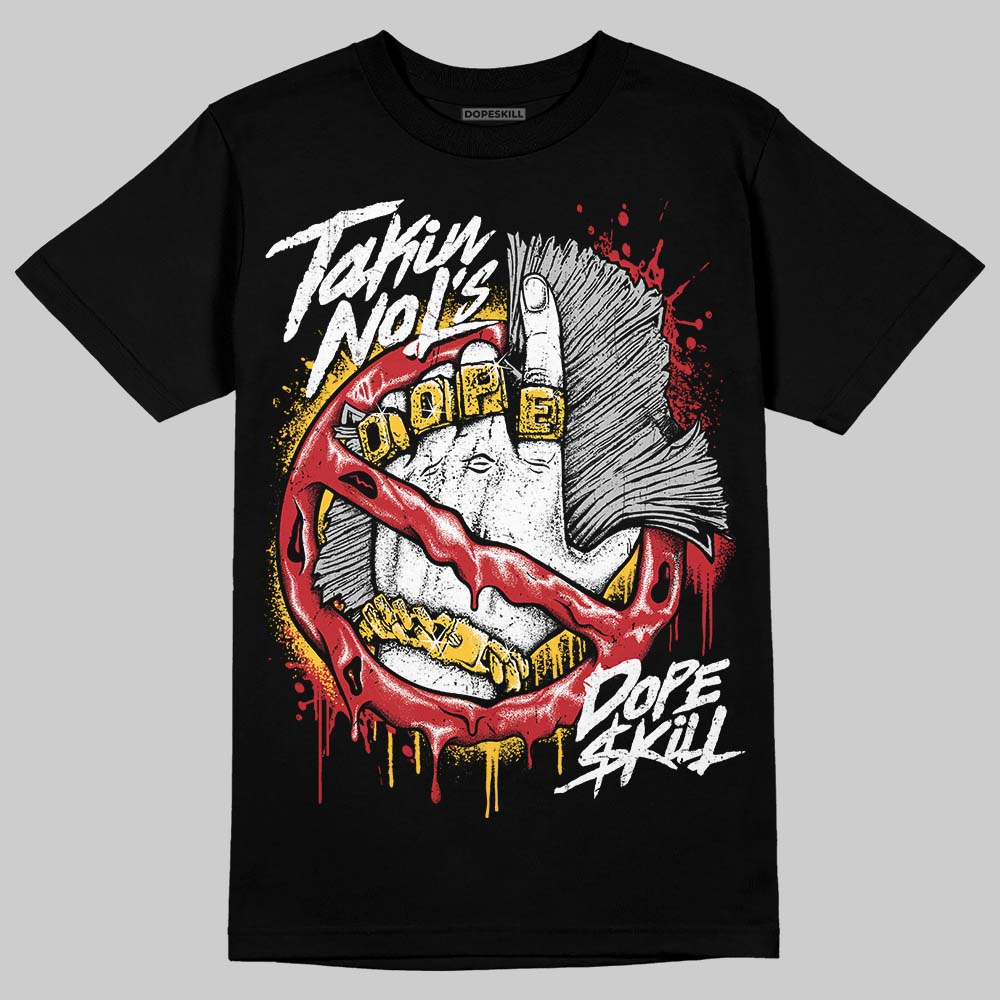 Jordan 14 Retro Ferrari (2025) DopeSkill T-Shirt Takin No L's Graphic Streetwear - Black