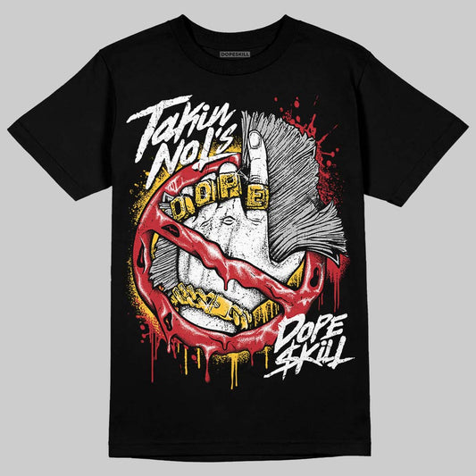 Jordan 14 Retro Ferrari (2025) DopeSkill T-Shirt Takin No L's Graphic Streetwear - Black