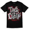 Grey Sneakers DopeSkill T-Shirt Talk Is Chip Graphic Streetwear - Black