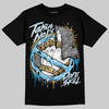 Jordan 4 Denim “Worn Blue” DopeSkill T-Shirt Takin No L's Graphic Streetwear - Black