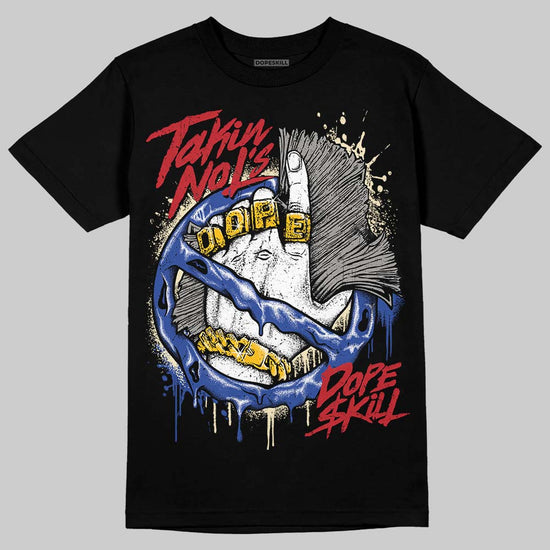 Jordan 4 “Rare Air” DopeSkill T-Shirt Takin No L's Graphic Streetwear - Black