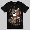 Jordan 9 'Olive' DopeSkill T-Shirt Smile Through The Pain Graphic Streetwear - Black