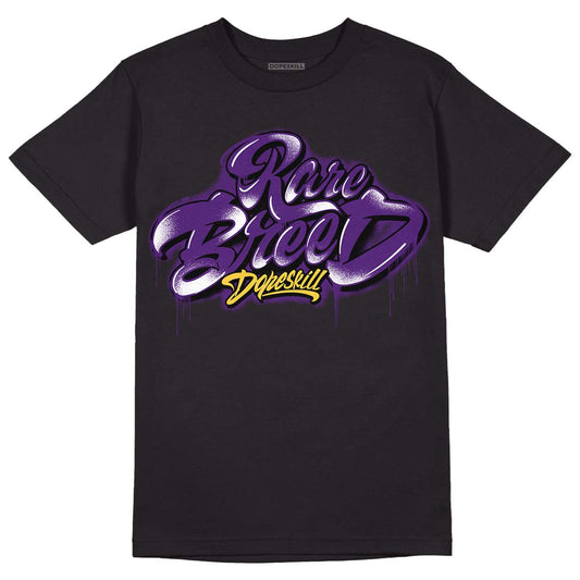 Jordan 12 “Field Purple” DopeSkill T-Shirt Rare Breed Type Graphic Streetwear - Black