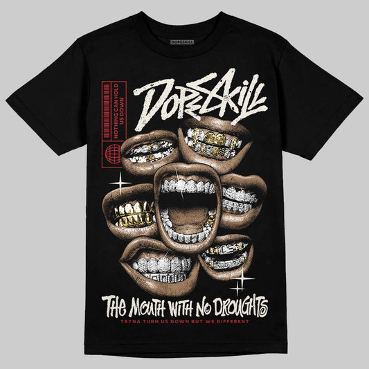 Nigel Sylvester x Jordan 1 Low OG “Nitro” DopeSkill T-Shirt The Mouth With No Droughts Graphic Streetwear - Black