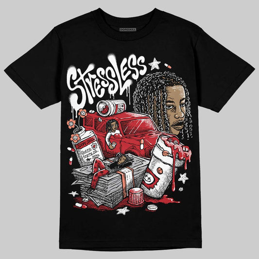 Jordan 1 High OG “Ruby” DopeSkill T-Shirt Stressless Graphic Streetwear - Black