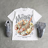 Wolf Grey 5s DopeSkill T-Shirt Whippin Graphic