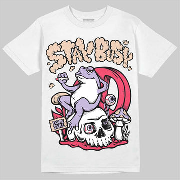 Jordan 5 Low “Peanut Butter Jelly” DopeSkill T-Shirt Stay Busy Graphic Streetwear - White
