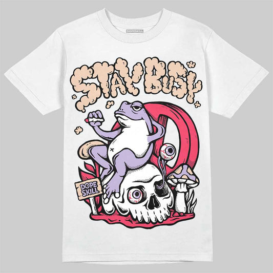 Jordan 5 Low “Peanut Butter Jelly” DopeSkill T-Shirt Stay Busy Graphic Streetwear - White