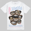 Jordan 3 GS “Cobalt Bliss” DopeSkill T-Shirt The Mouth With No Droughts Graphic Streetwear - White