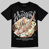Jordan 5 Retro Wolf Grey DopeSkill T-Shirt Whippin Graphic Streetwear - Black