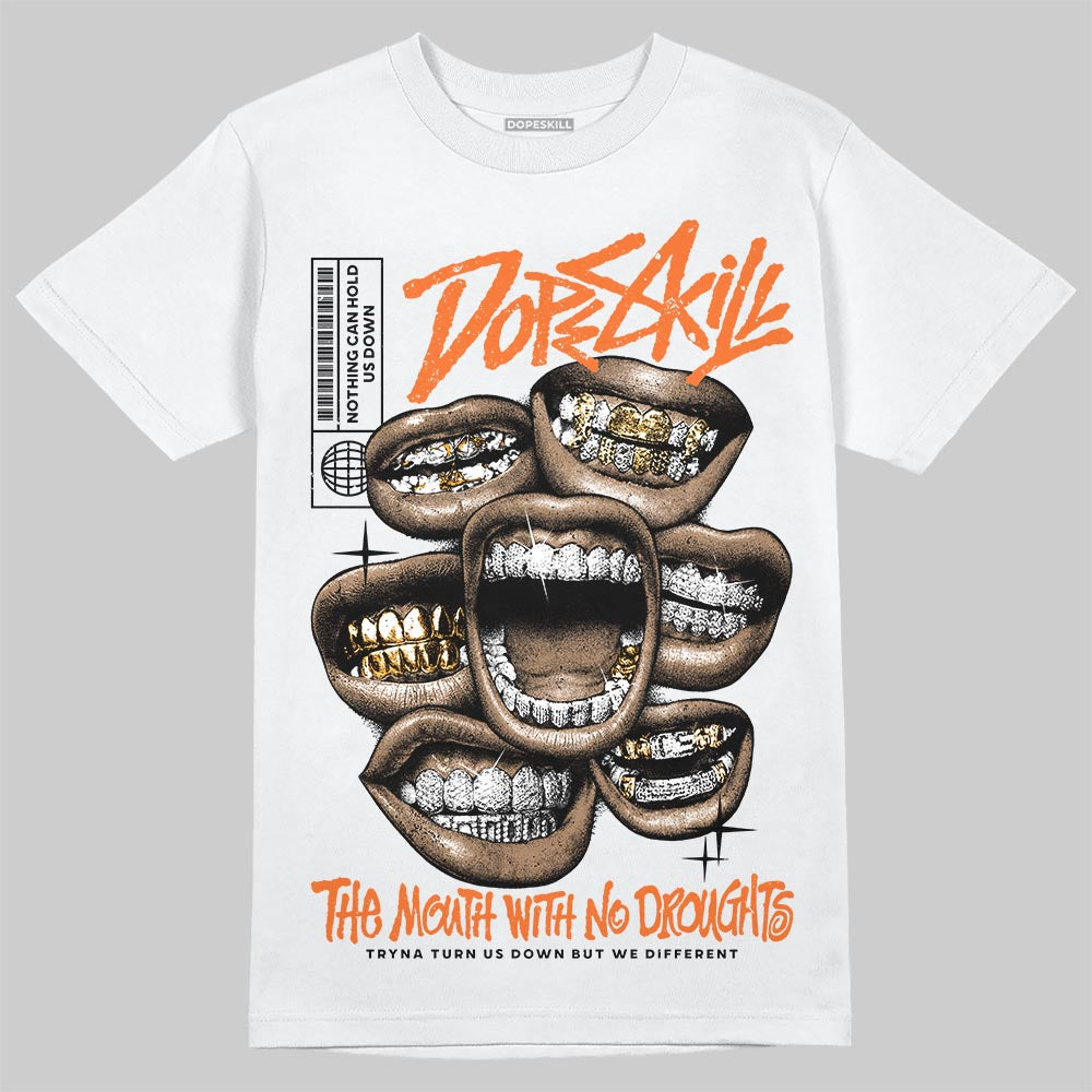 Jordan 3 “Starfish” DopeSkill T-Shirt The Mouth With No Droughts Graphic Streetwear - White