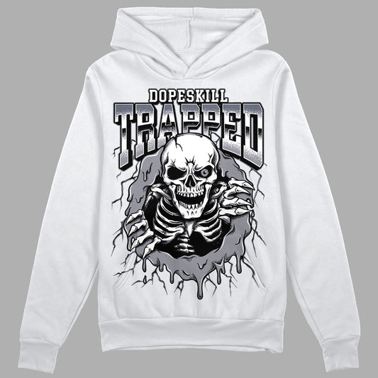 Jordan 14 Retro 'Stealth' DopeSkill Hoodie Sweatshirt Trapped Halloween Graphic Streetwear - White