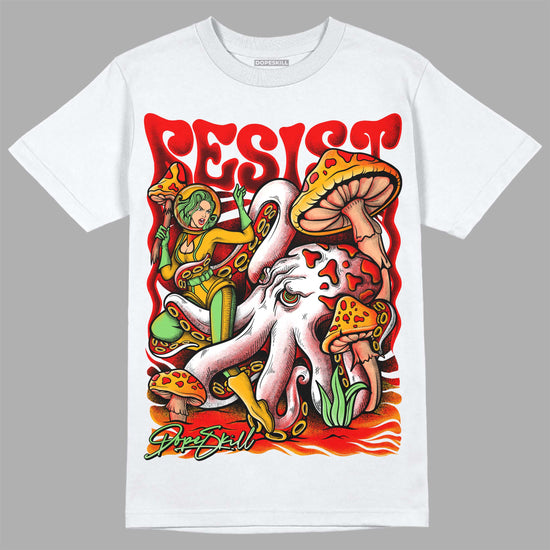 Red Sneakers DopeSkill T-Shirt Resist Graphic Streetwear - White