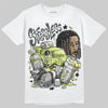 Jordan 4 GS “Light Lemon Twist” DopeSkill T-Shirt Stressless Graphic Streetwear - White