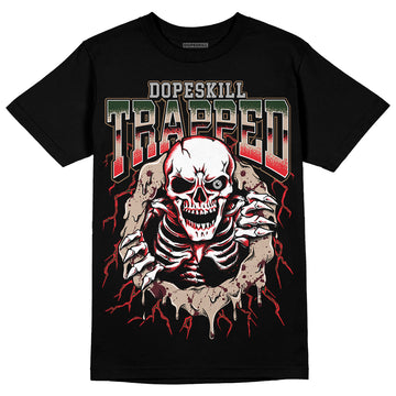 Dunk Low Freddy Krueger DopeSkill T-Shirt Trapped Halloween Graphic Streetwear - Black