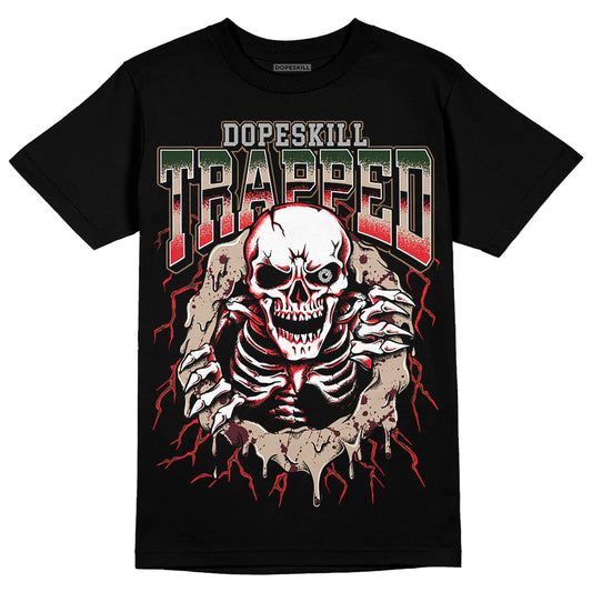 Dunk Low Freddy Krueger DopeSkill T-Shirt Trapped Halloween Graphic Streetwear - Black