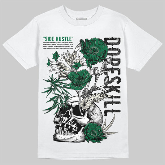 Jordan 13 GS “Pine Green” DopeSkill T-Shirt Side Hustle Graphic Streetwear - White