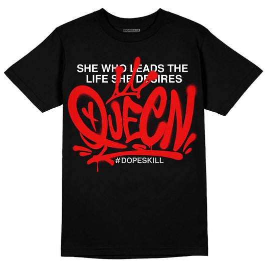 Jordan 12 “Cherry” DopeSkill T-Shirt Queen Graphic Streetwear - Black