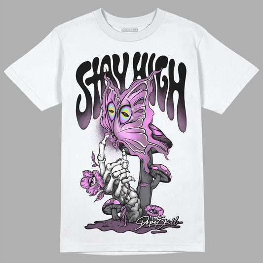 Jordan 2 “Mauve/Off-Noir” DopeSkill T-Shirt Stay High Graphic Streetwear - White