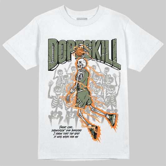 Jordan 4 Retro OG SP Undefeated (2025) DopeSkill T-Shirt Thunder Dunk Graphic Streetwear - White