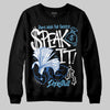 Jordan 12 “Blueberry” DopeSkill Sweatshirt Speak It Graphic Streetwear - Black