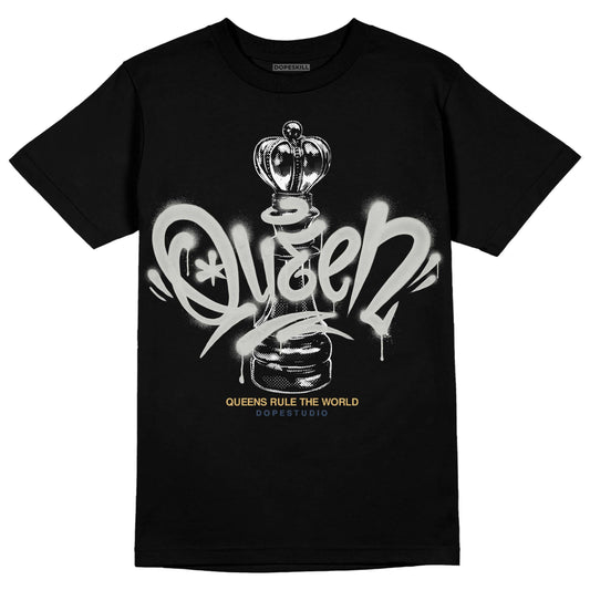 A Ma Maniere x Jordan 5 Dawn “Photon Dust” DopeSkill T-Shirt Queen Chess Graphic Streetwear - Black