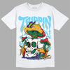 Jordan 1 Mid GS 'Six Championships' DopeSkill T-Shirt Trippin Graphic Streetwear - WHite