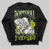 Jordan 13 Retro Bright Cactus DopeSkill Long Sleeve T-Shirt Sorry I've Been Trappin Graphic Streetwear - black