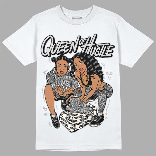 Jordan 3 “Off Noir” DopeSkill T-Shirt Queen Of Hustle Graphic Streetwear - White