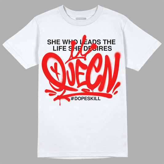 Jordan 12 “Cherry” DopeSkill T-Shirt Queen Graphic Streetwear - White