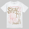 Nike Air Force 1 Low Canvas “Linen” DopeSkill T-Shirt Speak It Graphic Streetwear - White