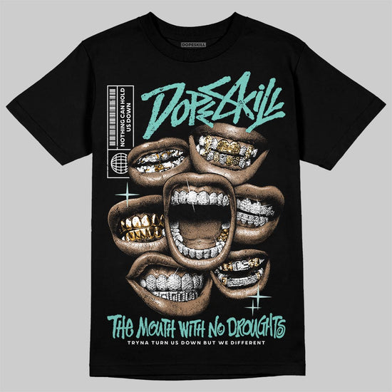 Jordan 11 Low "Igloo" DopeSkill T-Shirt The Mouth With No Droughts Graphic Streetwear - Black