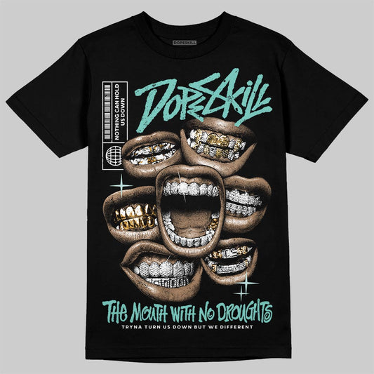 Jordan 11 Low "Igloo" DopeSkill T-Shirt The Mouth With No Droughts Graphic Streetwear - Black