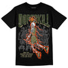 Olive Sneakers DopeSkill T-Shirt Thunder Dunk Graphic Streetwear - Black