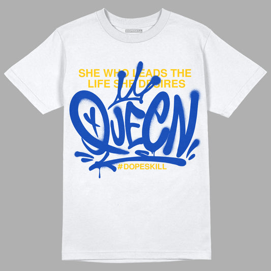 Jordan 14 “Laney” DopeSkill T-Shirt Queen Graphic Streetwear - White 