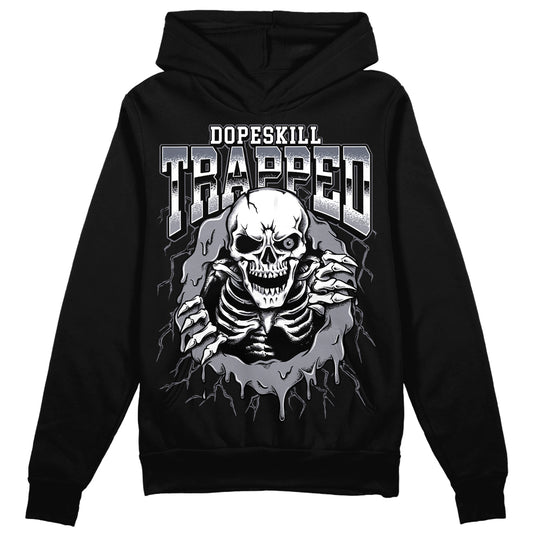 Jordan 14 Retro 'Stealth' DopeSkill Hoodie Sweatshirt Trapped Halloween Graphic Streetwear - Black