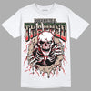 Dunk Low Freddy Krueger DopeSkill T-Shirt Trapped Halloween Graphic Streetwear - White 