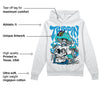 Military Blue 4s DopeSkill Hoodie Sweatshirt Trippin Graphic