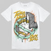 SB Dunk Low Rodeo Tourmaline DopeSkill T-Shirt Takin No L's Graphic Streetwear - White