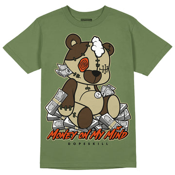 Olive Sneakers DopeSkill Olive T-shirt MOMM Bear Graphic Streetwear 